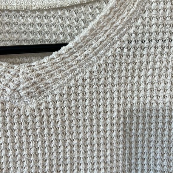 Girls Waffle Knit Top - 7/8 - Picture 3 of 4